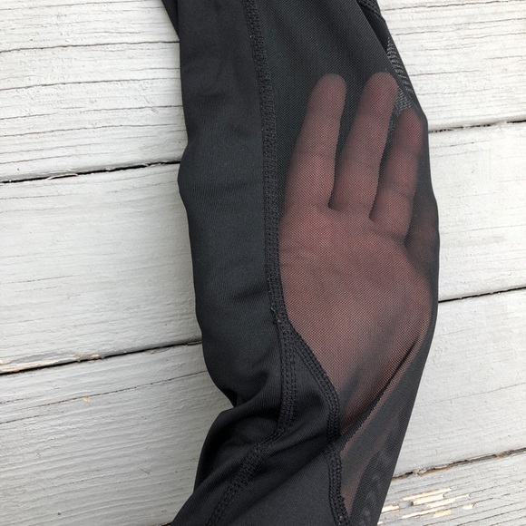 Zella Colorblock mesh-panel full-length leggings M - Picture 4 of 8